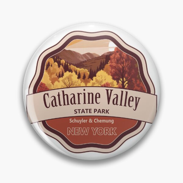 Item preview, Catharine Valley Trail Finger Lakes Schuyler & Chemung, New York designed and sold by Wanderful-roads.