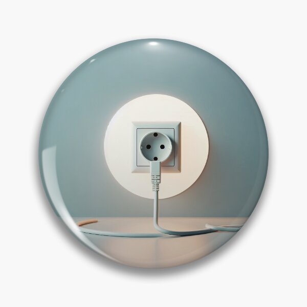 Item preview, Power Outlet Minimalism Art Style designed and sold by artofuniverse.