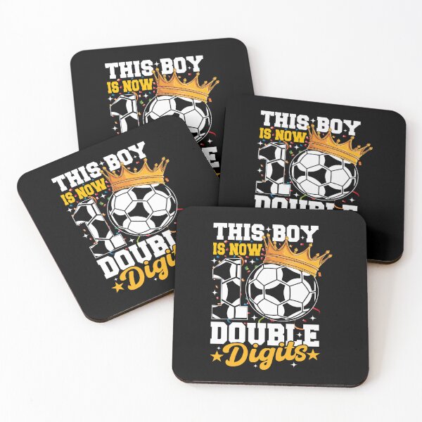 Item preview, This Boy Now 10 Double Digits Soccer 10 Years Old Birthday designed and sold by SakuraPxl.