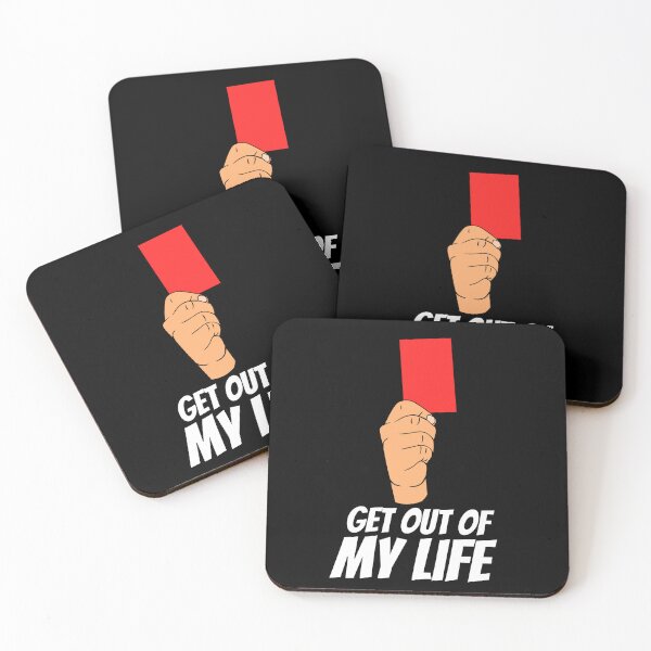 Item preview, Red Card Energy – Get Out of My Life! designed and sold by Karim-Karem.