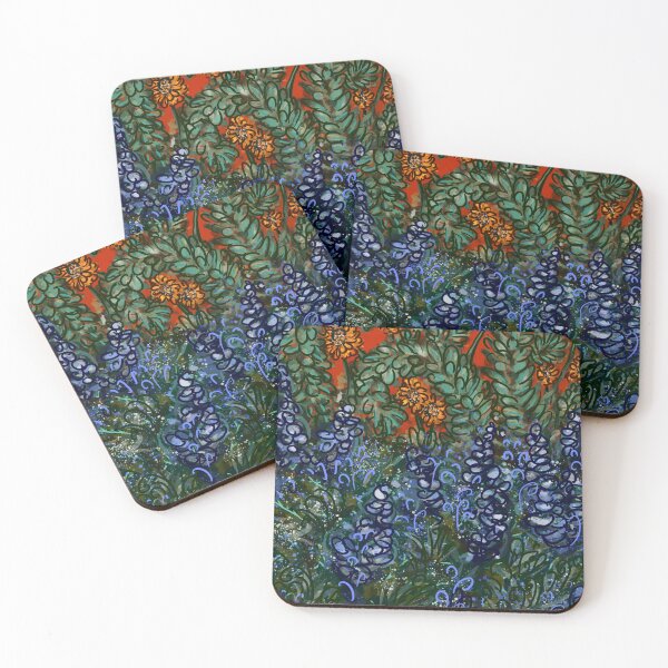 Item preview, Sunflowers and Bluebells designed and sold by Scribblebard.