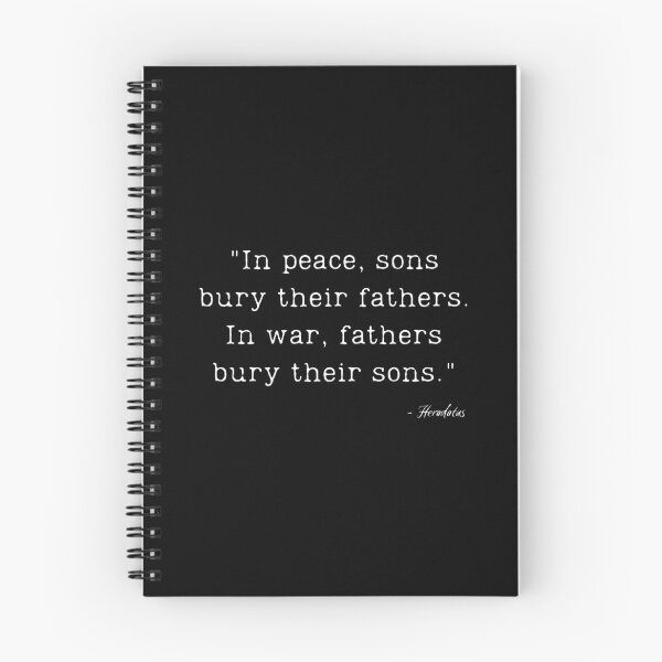 Item preview, A Quote about War by Herodotus designed and sold by Poemit.
