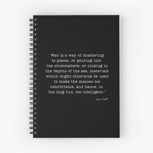 Item preview, A Quote about War by George Orwell designed and sold by Poemit.