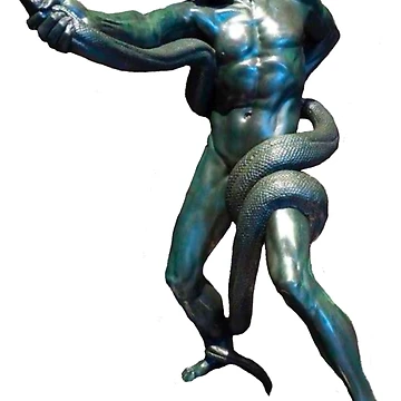 Vorschaubild zum Design Athlet ringt mit einer Python von SharonTheFirst