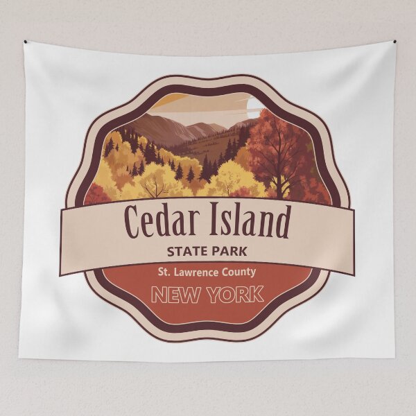 Item preview, Cedar Island State Park Thousand Islands St. Lawrence County, New York designed and sold by Wanderful-roads.