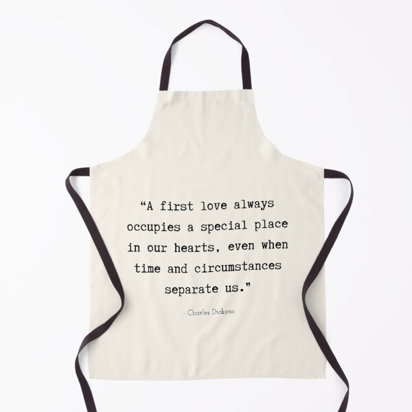 Item preview, A Quote about First Love by Charles Dickens designed and sold by Poemit.