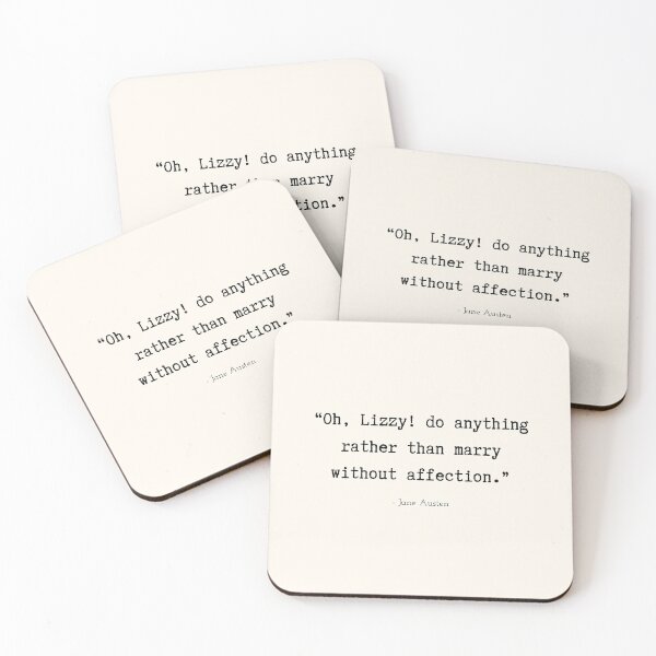 Item preview, A Quote about First Love by Jane Austen designed and sold by Poemit.