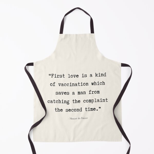 Item preview, A Quote about First Love by Honoré de Balzac designed and sold by Poemit.