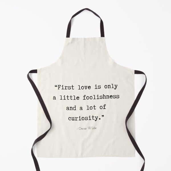 Item preview, A Quote about First Love by Oscar Wilde designed and sold by Poemit.