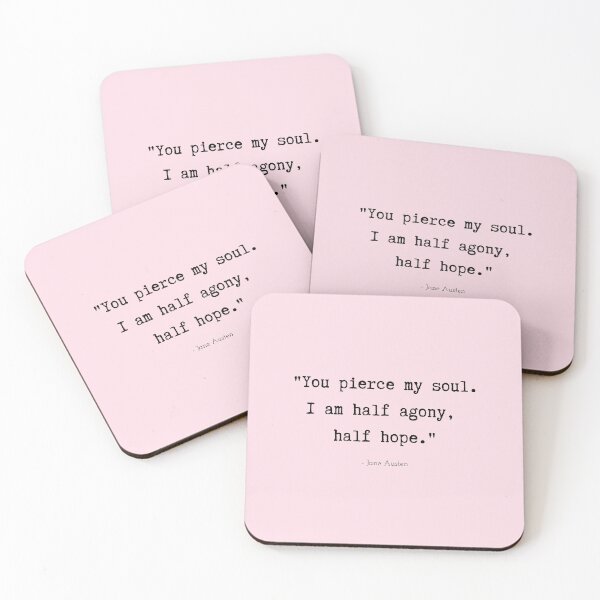 Item preview, A Quote about Love by Jane Austen designed and sold by Poemit.