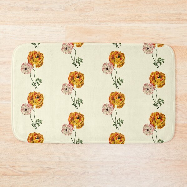 Item preview, Antique Vibrant Ranunculus Asiaticus Flowers designed and sold by IrisAndIvy.