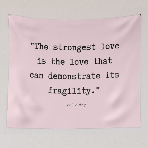 Item preview, A Quote about Love by Leo Tolstoy designed and sold by Poemit.