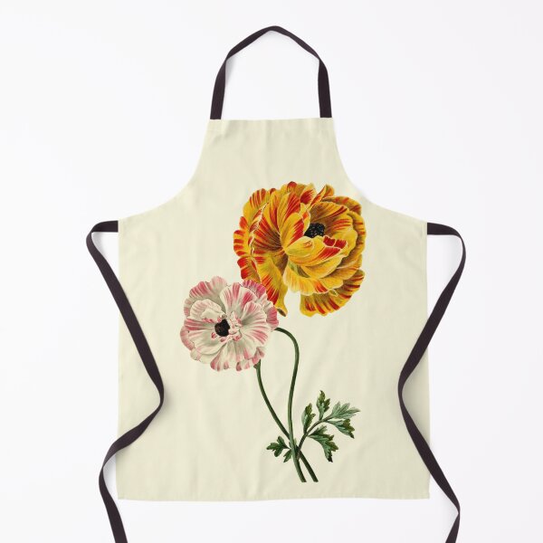 Item preview, Antique Vibrant Ranunculus Asiaticus Flowers designed and sold by IrisAndIvy.