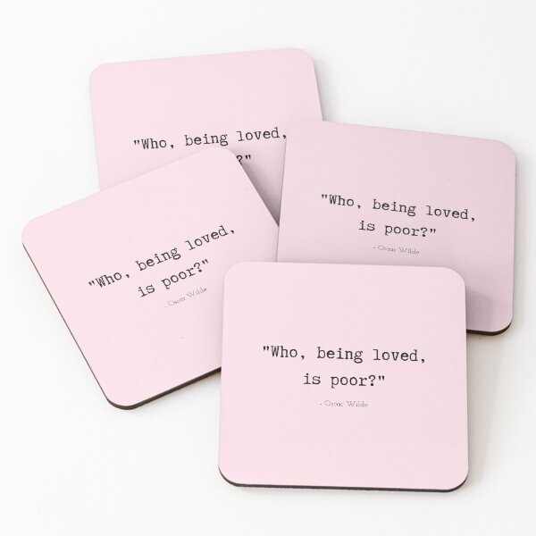 Item preview, A Quote about Love by Oscar Wilde designed and sold by Poemit.