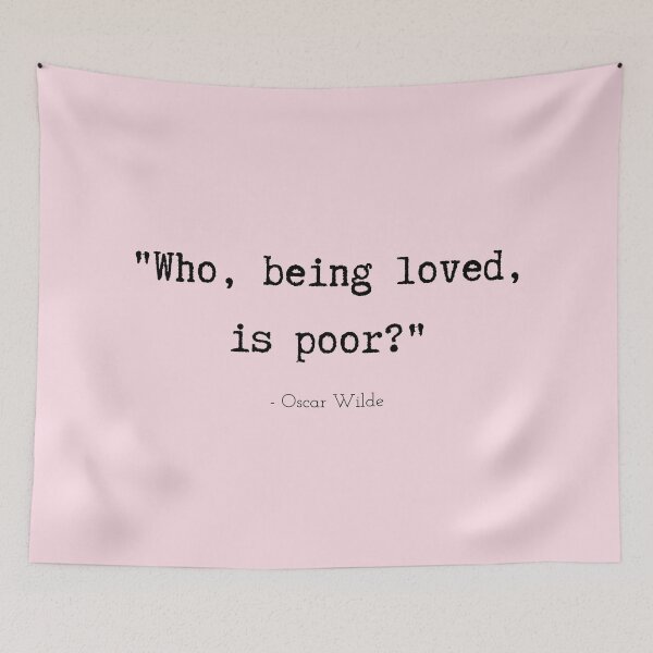 Item preview, A Quote about Love by Oscar Wilde designed and sold by Poemit.