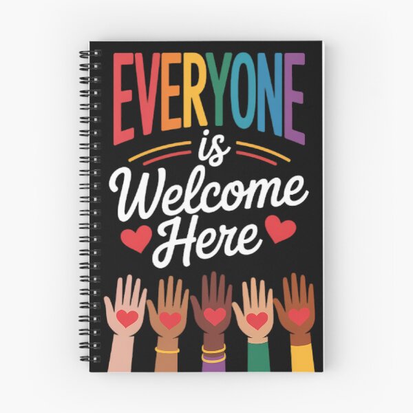 Item preview, Everyone Is Welcome Here - Inclusive & Positive Diversity Quote Design designed and sold by LUXORÉA.