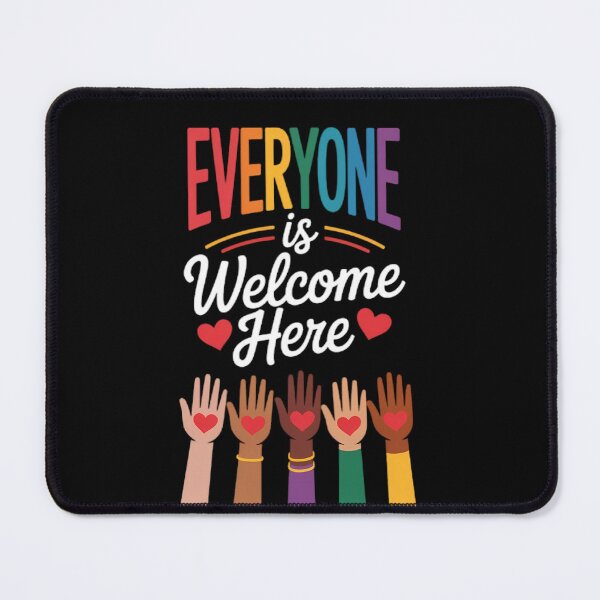 Item preview, Everyone Is Welcome Here - Inclusive & Positive Diversity Quote Design designed and sold by LUXORÉA.