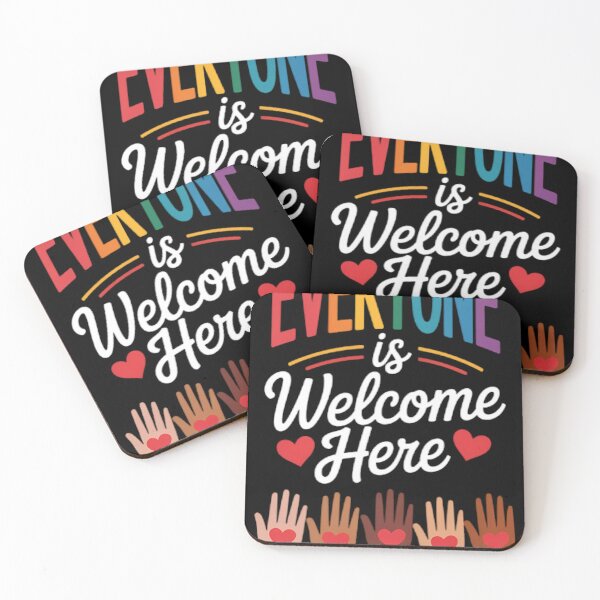 Item preview, Everyone Is Welcome Here - Inclusive & Positive Diversity Quote Design designed and sold by LUXORÉA.