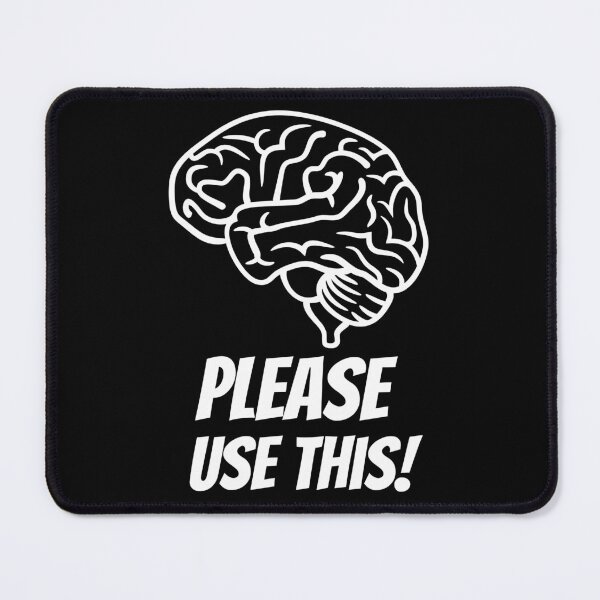 Item preview, Use Your Brain – Bold Statement Graphic Design designed and sold by Karim-Karem.