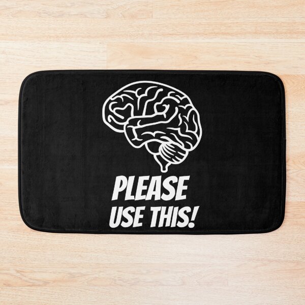 Item preview, Use Your Brain – Bold Statement Graphic Design designed and sold by Karim-Karem.