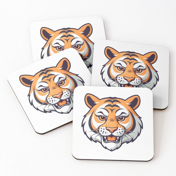 Item preview, Head tiger front-facing designed and sold by Arte Zen.