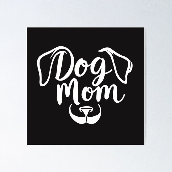 Item preview, Fun "Dog Mom" with Dog Face designed and sold by Piehound0101's Shop.