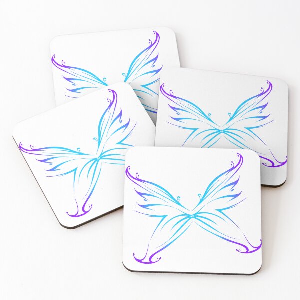 Item preview, Tribal Faerie Wings (Blue/Purple) designed and sold by Inkfaerie.