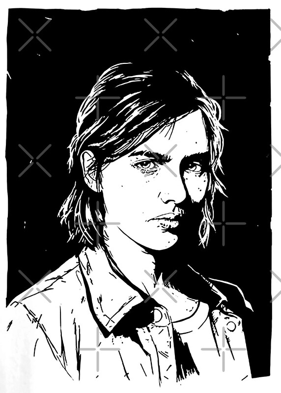 "The Last of Us Part II - Ellie" by Suffering | Redbubble