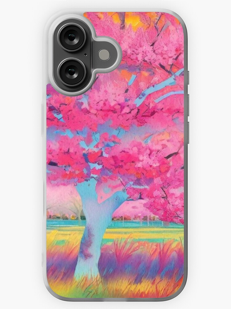 Thumbnail 1 of 5, iPhone Case, Cherry Blossoms, Pop Art designed and sold by jeneliz42.