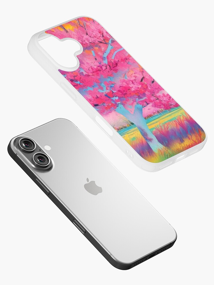 Thumbnail 2 of 5, iPhone Case, Cherry Blossoms, Pop Art designed and sold by jeneliz42.