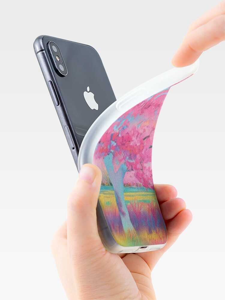 Thumbnail 4 of 5, iPhone Case, Cherry Blossoms, Pop Art designed and sold by jeneliz42.