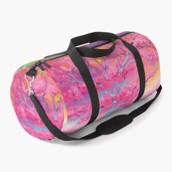 Cherry Blossoms, Pop Art Duffle Bag
