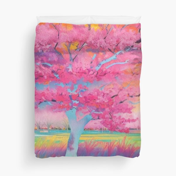 Vista previa del artículo con la obra «Flores de cerezo, arte pop», diseñado y vendido por jeneliz42.
