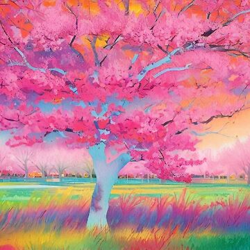 Artwork thumbnail, Cherry Blossoms, Pop Art by jeneliz42