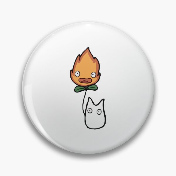 Artikelvorschau, Calcifer und Totoro entworfen und verkauft von Megankott.