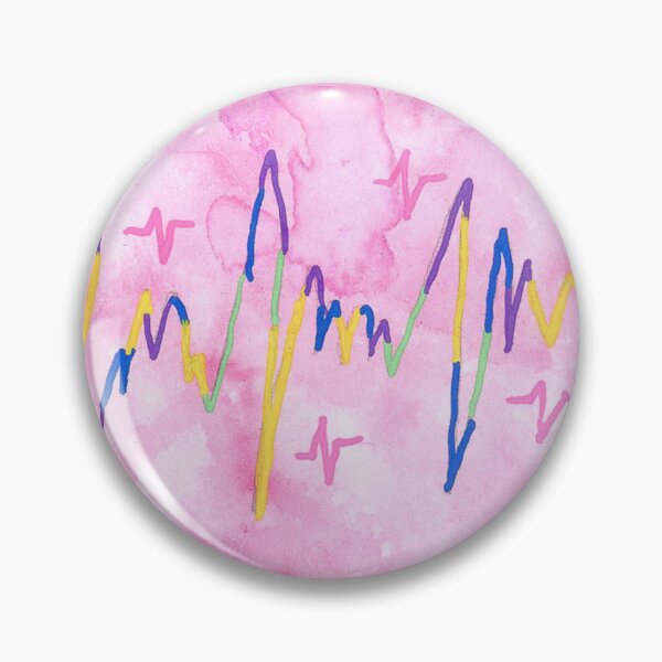 Pink Pulses Pin
