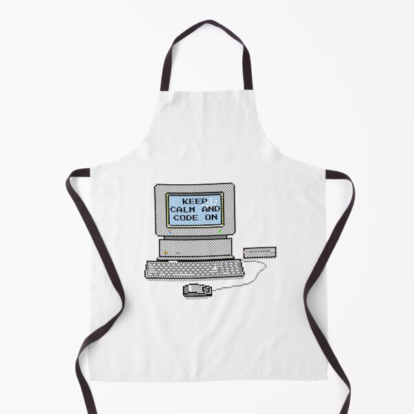 Item preview, Retro Coding Vibes – Keep Calm and Code On Pixel Art designed and sold by ByHilv.