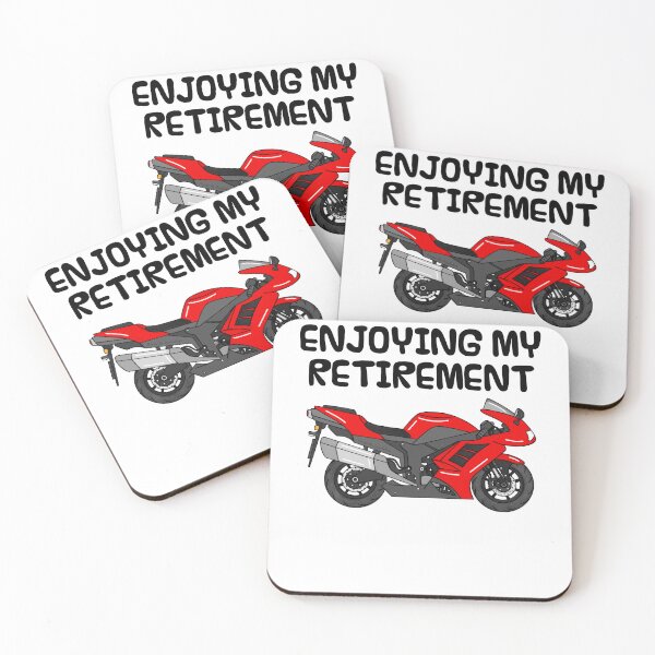 Item preview, Enjoying My Retirement, Motorbike Biker Retired Funny designed and sold by doodlerob.