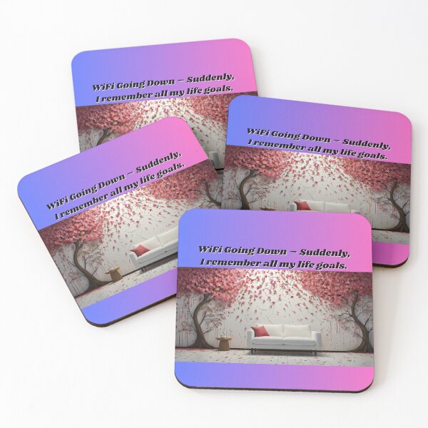 Item preview, Wi-Fi Going Down – Suddenly, I remember all my life goals. designed and sold by Kwi-Precious.