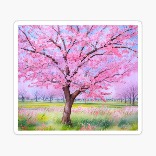 Artikel-Vorschau von Kirschblüten, Aquarell, designt und verkauft von jeneliz42.