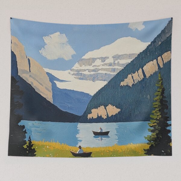 Item preview, Lake Louise | Post-impressionist painting style designed and sold by ComicsFactory.