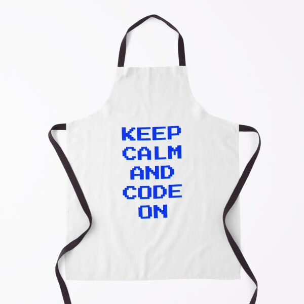 Item preview, /Retro Coding Vibes – Keep Calm and Code On Pixel Art designed and sold by ByHilv.