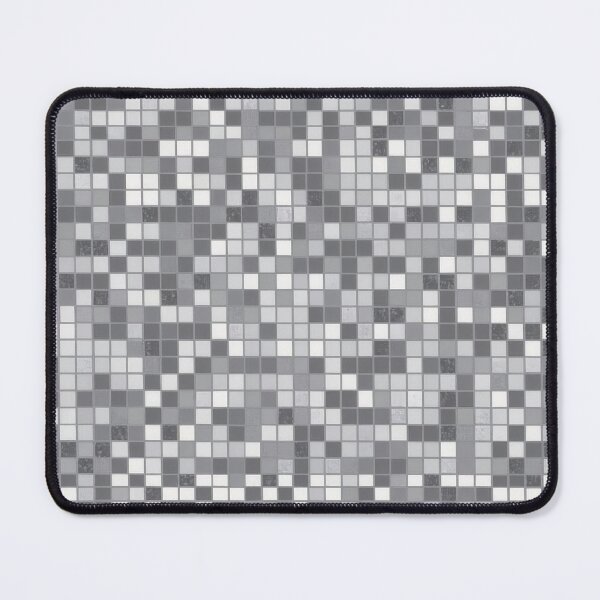 Item preview, Abstract Gray and White Pixel Pattern designed and sold by Frezcola.
