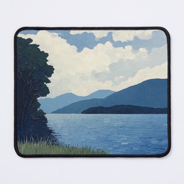 Item preview, Lake Towada | Post-impressionist painting style designed and sold by ComicsFactory.
