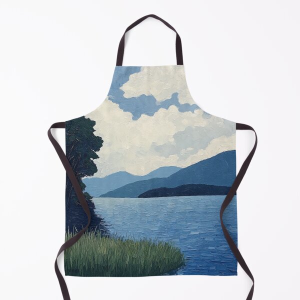Item preview, Lake Towada | Post-impressionist painting style designed and sold by ComicsFactory.