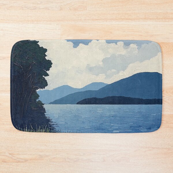 Item preview, Lake Towada | Post-impressionist painting style designed and sold by ComicsFactory.