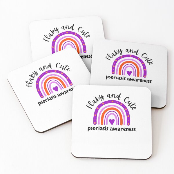 Item preview, Flaky and Cute Psoriasis Awareness month boho Cute rainbow designed and sold by snowry.