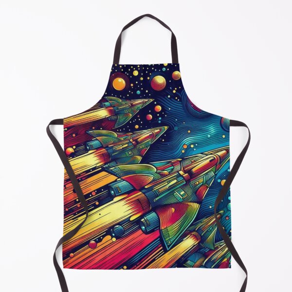 Item preview, pop art style spaceships designed and sold by Dogandesighn.