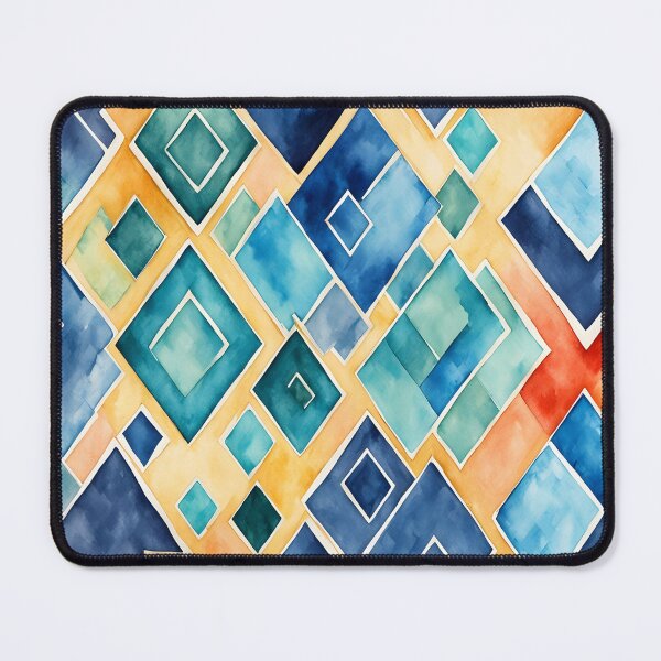 Item preview, Geometric Squares Abstraction designed and sold by artedamensagem.