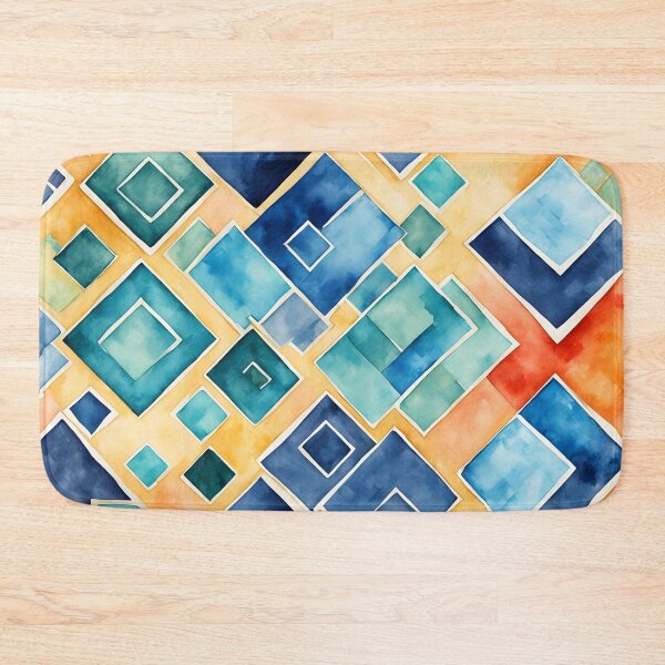 Item preview, Geometric Squares Abstraction designed and sold by artedamensagem.